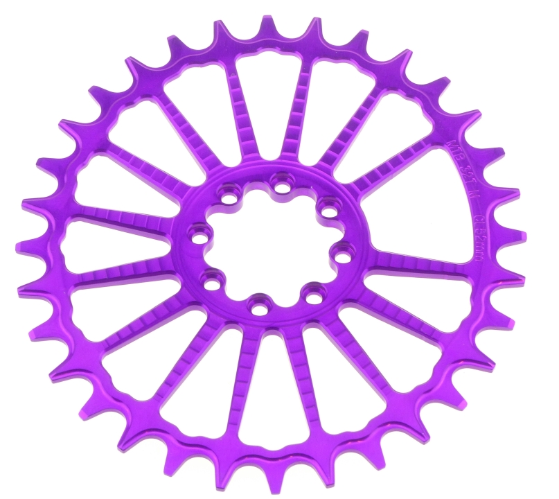 Garbaruk Sram Eagle/Eagle T-Type 8-bolt Oval Boost 30 Zähne violet Kettenblatt