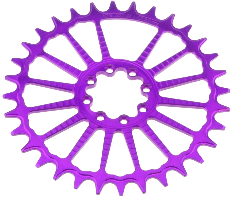 Garbaruk Sram Eagle/Eagle T-Type 8-bolt Round Boost 30 Zähne violet Kettenblatt