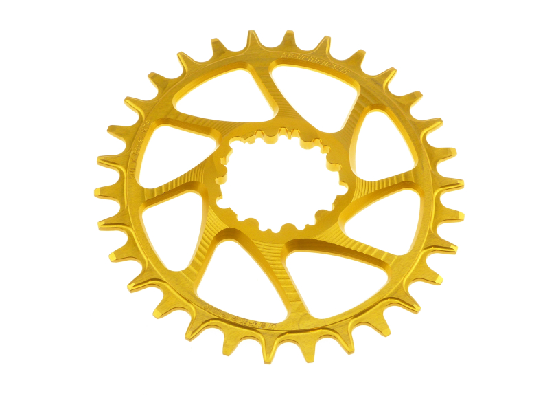 Garbaruk Sram GXP/DUB Oval Boost 34 Zähne gold Kettenblatt