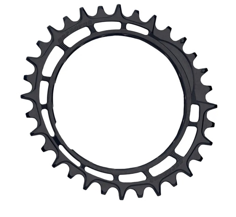 Garbaruk Sram XX SL Eagle/XX Eagle Transmission Powermeter Direct Mount Oval 0mm Offset 32 Zähne black Kettenblatt