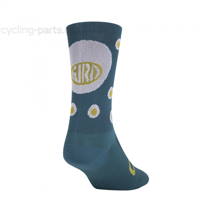 Giro Comp Racer High Rise harbor blue eggs Socken