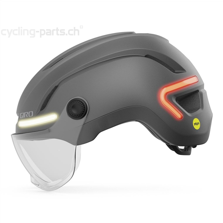 Giro Ethos LED Shield MIPS matte graphite L 59-63 cm Helm