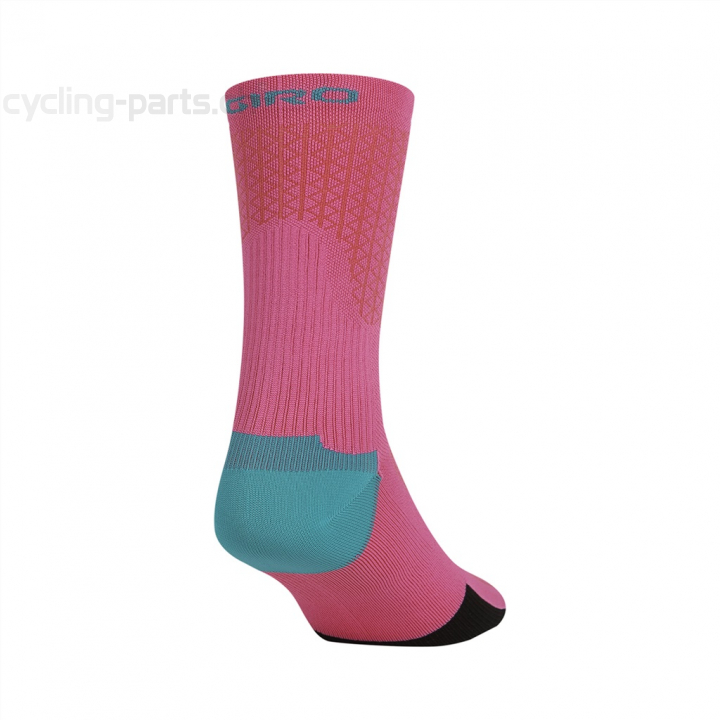 Giro HRC Team neon pink/screaming teal Socken