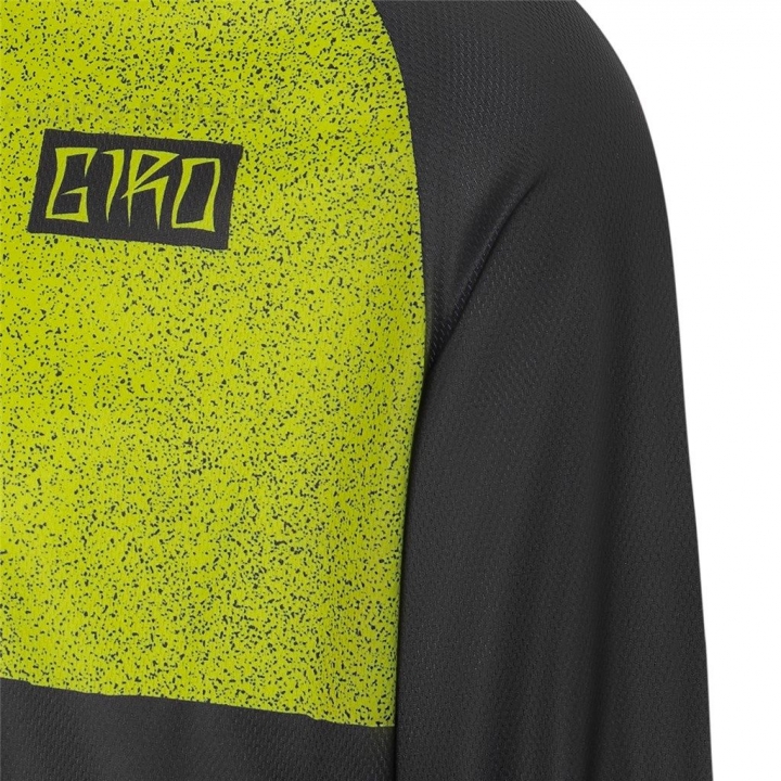 Giro Men Roust LS MTB Jersey ano lime breakdown