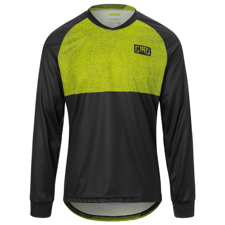 Giro Men Roust LS MTB Jersey ano lime breakdown