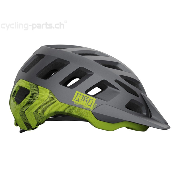 Giro Radix MIPS matte metallic black/ano lime L 59-63 cm Helm