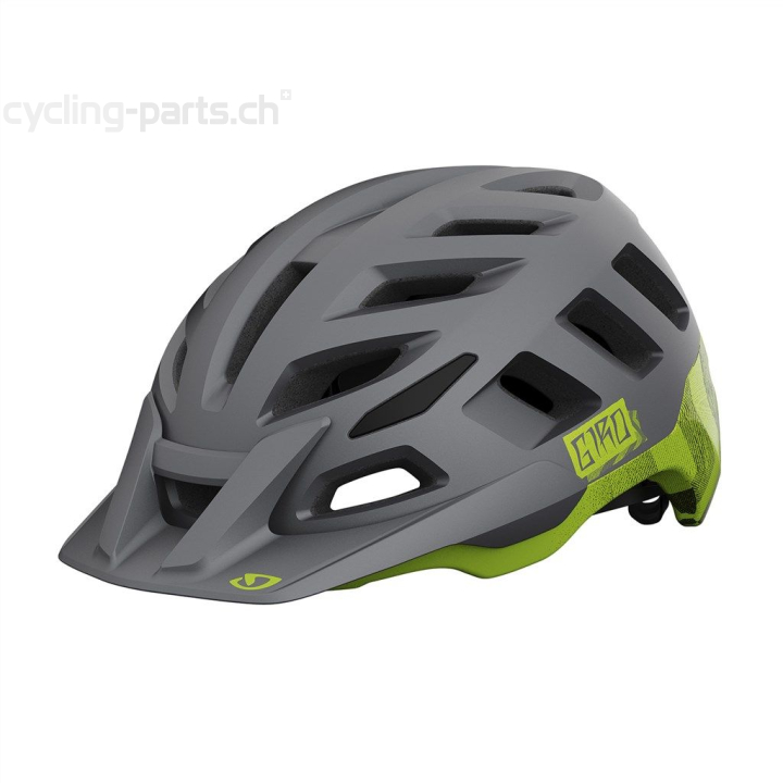 Giro Radix MIPS matte metallic black/ano lime L 59-63 cm Helm