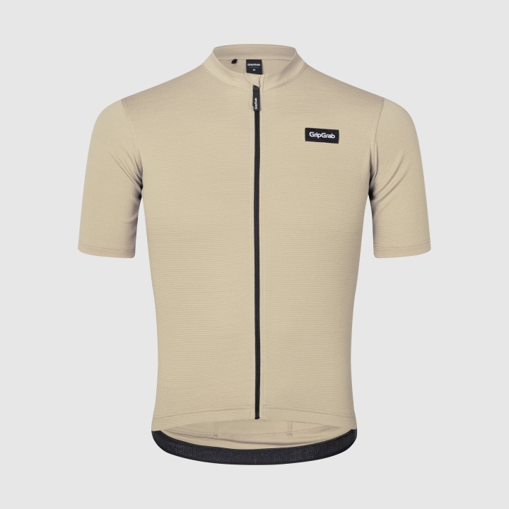GripGrab EXPLR Merinotech Short Sleeve Jersey beige