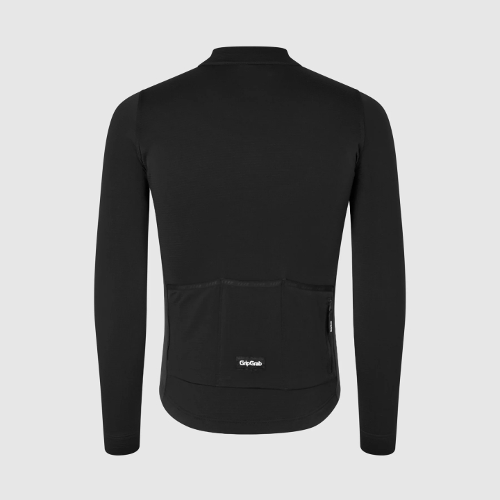 GripGrab EXPLR Merinotech Thermal Long Sleeve Jersey black