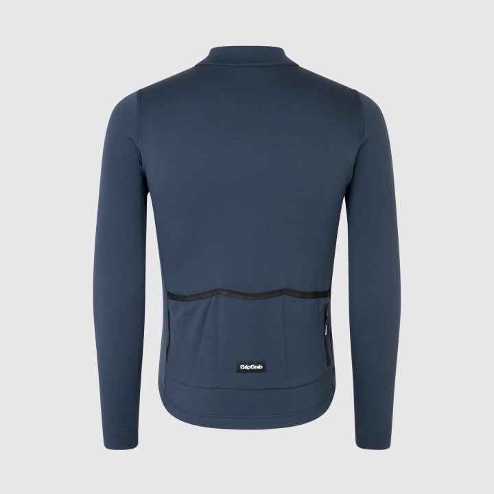 GripGrab EXPLR Merinotech Thermal Long Sleeve Jersey navy blue