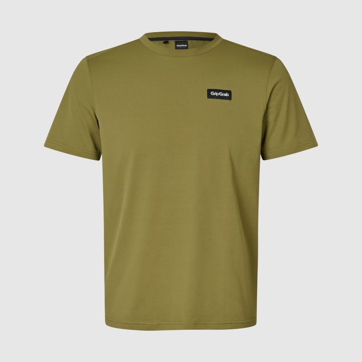 GripGrab EXPLR Technical T-Shirt olive green