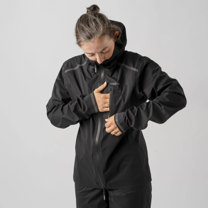 GripGrab EXPLR Waterproof Lightweight Jacket black