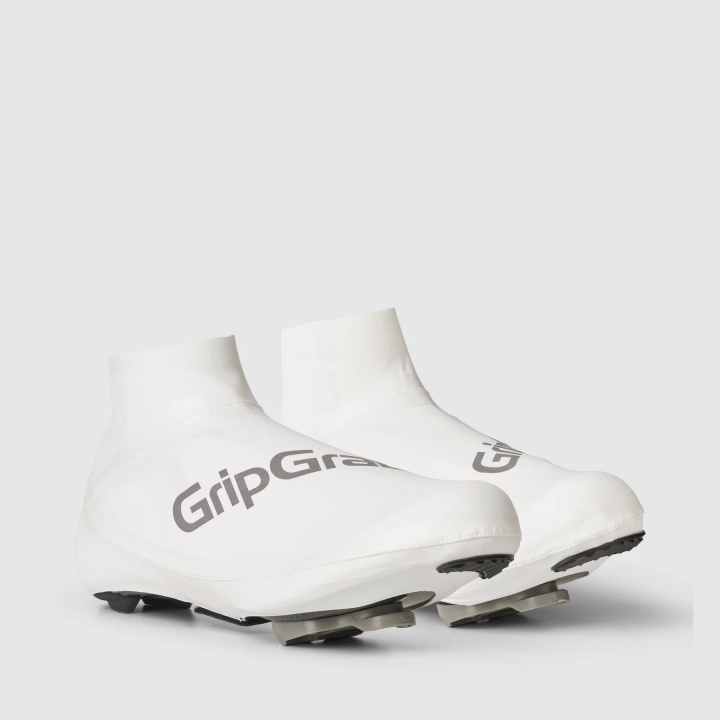 GripGrab Faststream Aero Shoe Covers white