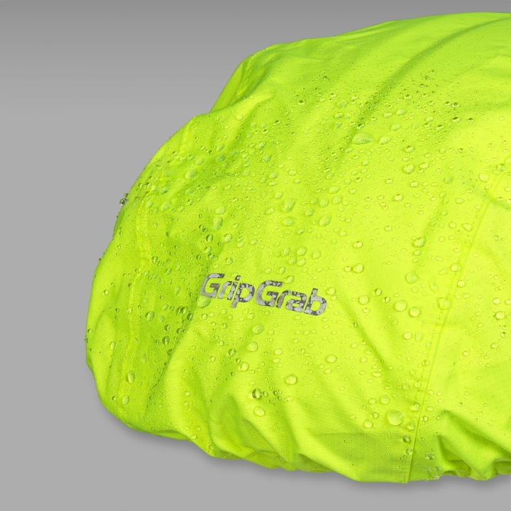 GripGrab Waterproof Helm Cover yellow hi-vis