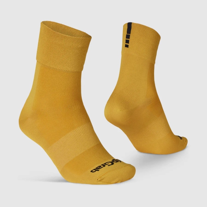 GripGrab Lightweight SL Summer Socken mustard yellow