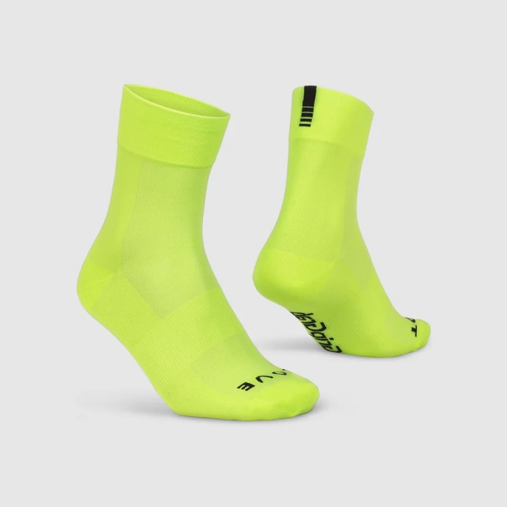 GripGrab Lightweight SL Summer Socken yellow hi-vis