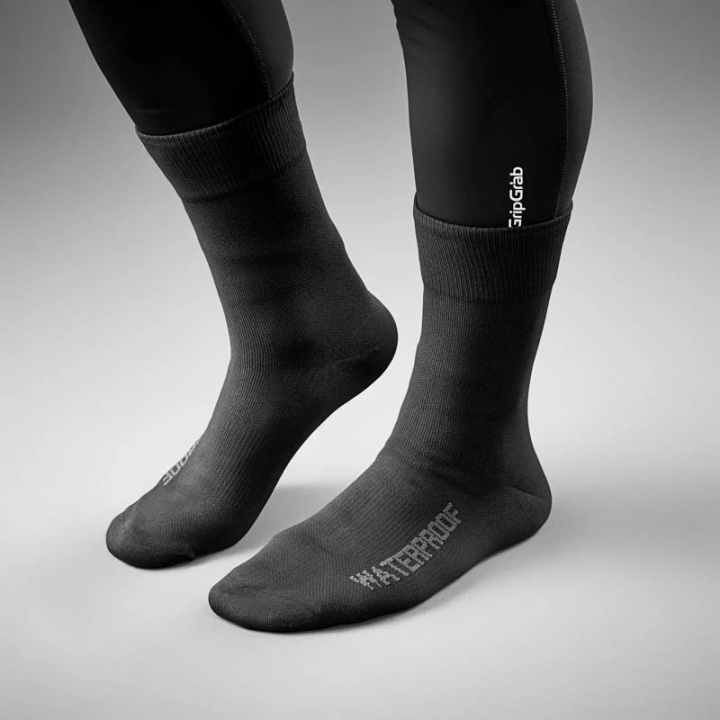 GripGrab Lightweight Waterproof Spring-Autumn Socken black
