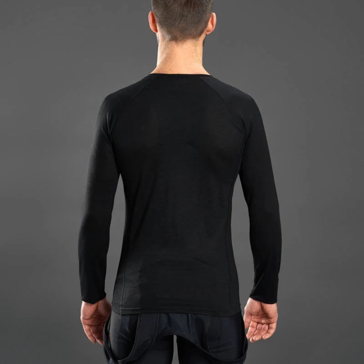 GripGrab Merino Blend Thermal Long Sleeve Base Layer black