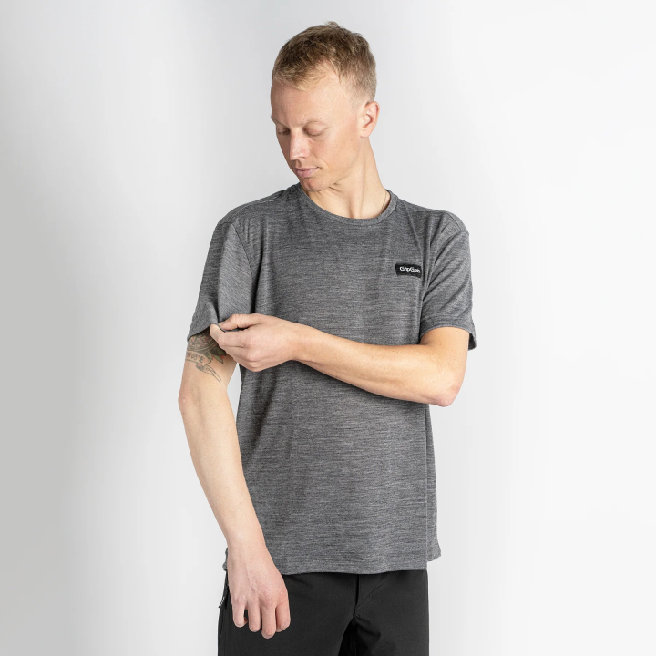GripGrab EXPLR Merinotech T-Shirt dark grey