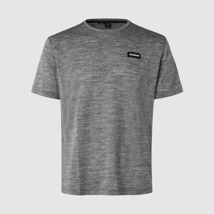 GripGrab EXPLR Merinotech T-Shirt dark grey