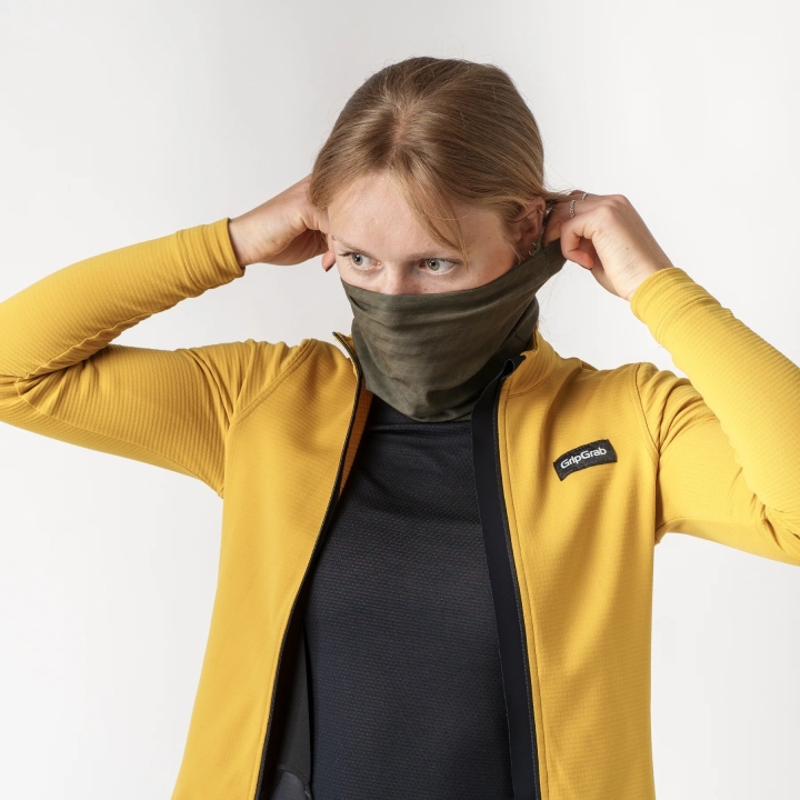 GripGrab Multifunctional Neck Warmer olive green
