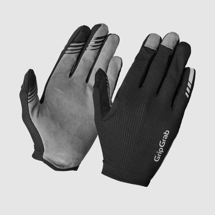 GripGrab PACR InsideGrip™ Full Finger Summer Handschuhe black