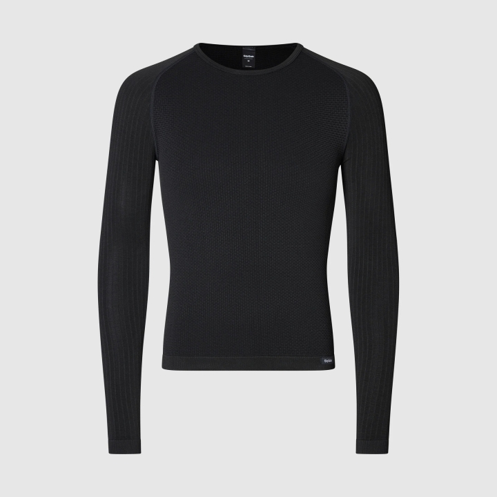 GripGrab PACR Spring-Autumn Seamless Long Sleeve Base Layer black