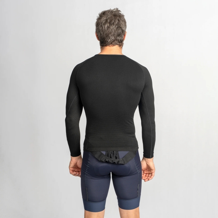 GripGrab PACR Spring-Autumn Seamless Long Sleeve Base Layer black