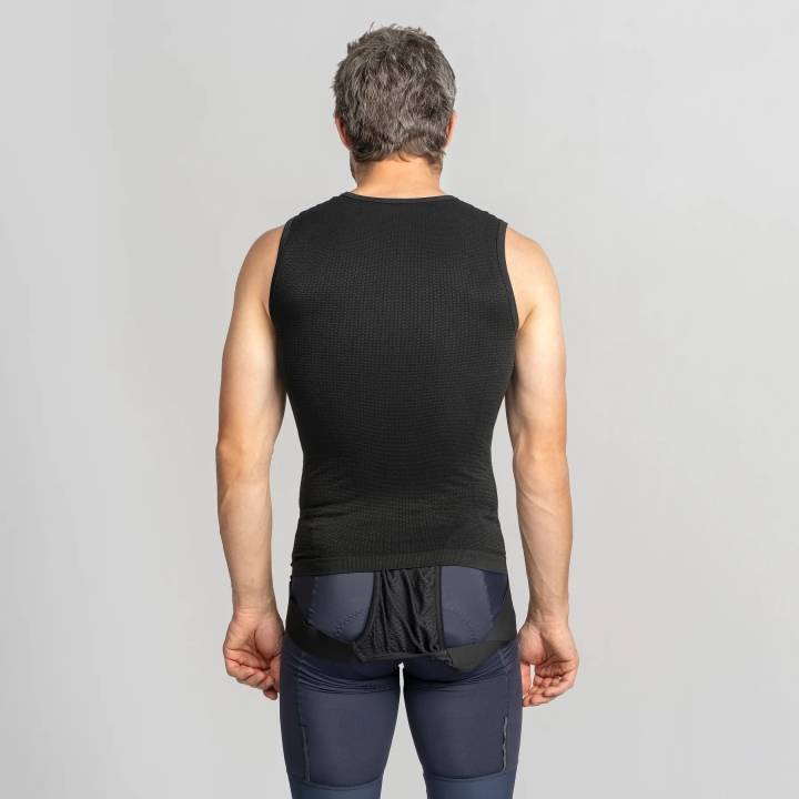 GripGrab PACR Spring-Autumn Seamless Sleevless Base Layer black