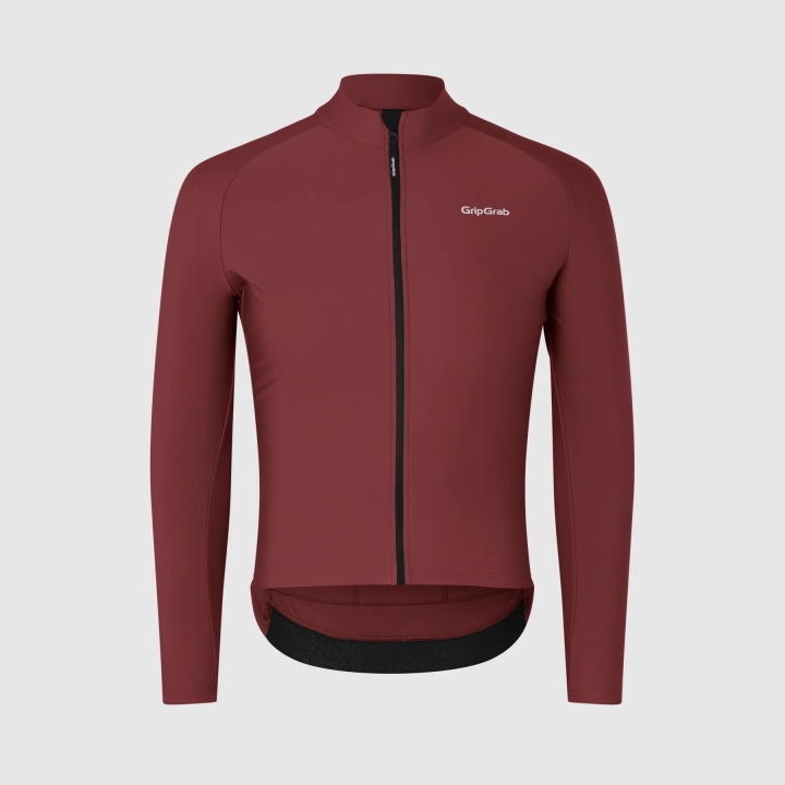 GripGrab PACR Thermal Long Sleeve Jersey dark red