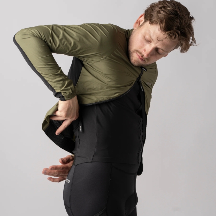 GripGrab PACR Windproof Lightweight Jacket olive green