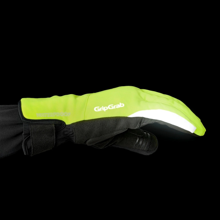 GripGrab Polaris 2 Waterproof Winter Gloves yellow hi-vis
