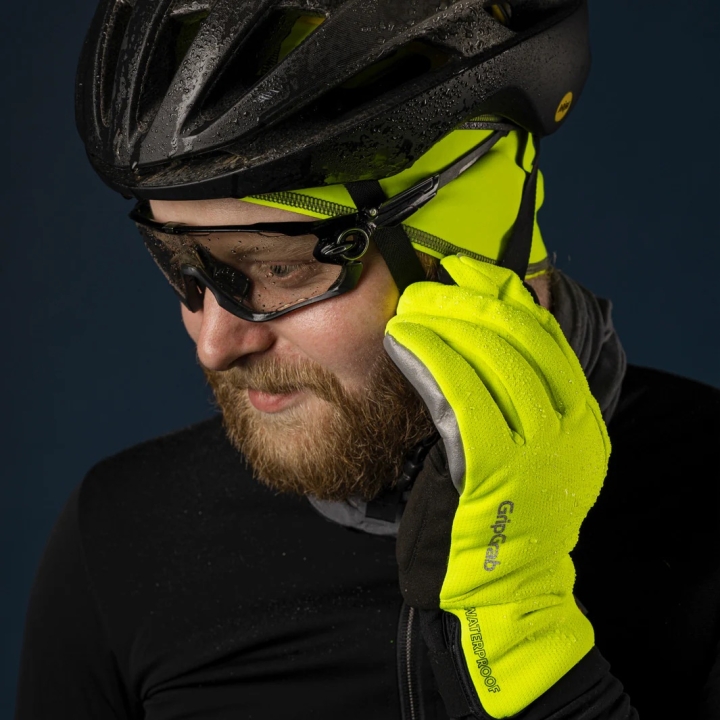 GripGrab Polaris 2 Waterproof Winter Gloves yellow hi-vis