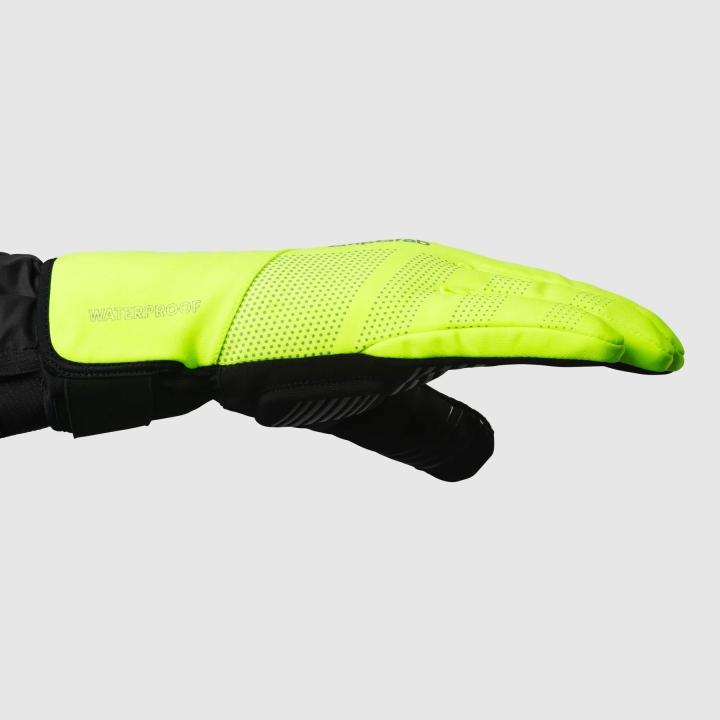 GripGrab Ride II Waterproof Winter Gloves yellow hi-vis