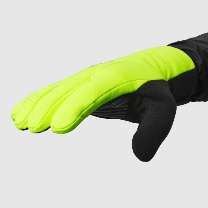 GripGrab Ride II Waterproof Winter Gloves yellow hi-vis