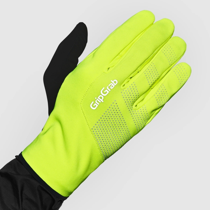 GripGrab Ride II Windproof Spring-Autumn Handschuhe yellow hi-vis