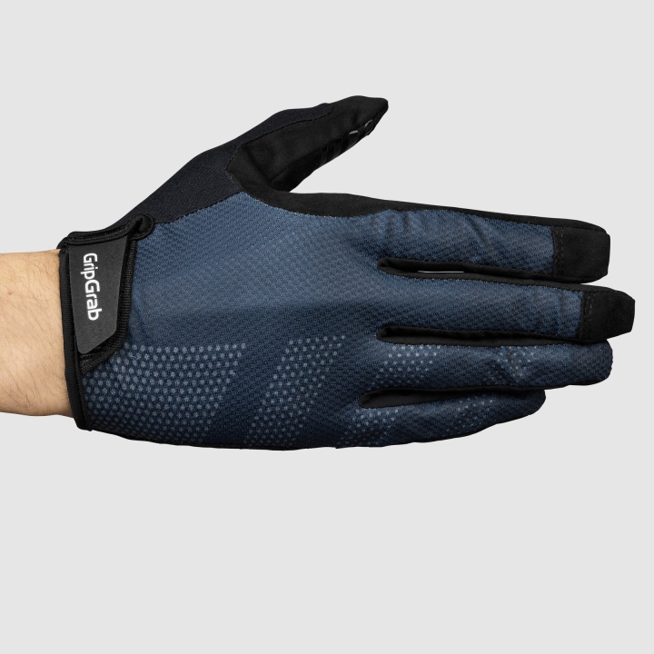 GripGrab RIDE Lite Padded Full Finger Summer Handschuhe navy blue