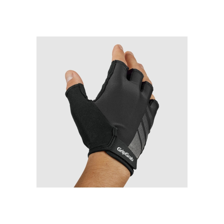 GripGrab RIDE Lite Padded Short Finger Summer Handschuhe black