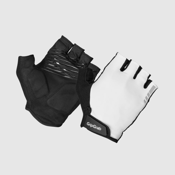 GripGrab RIDE Padded Short Finger Summer Handschuhe white
