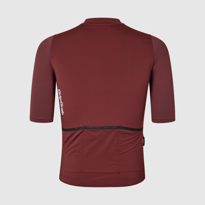 GripGrab RIDE Short Sleeve Jersey dark red