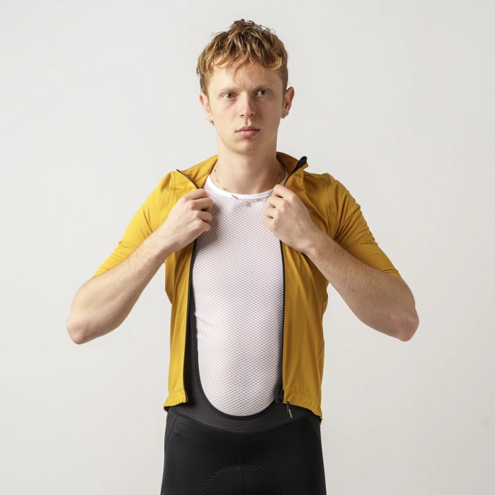 GripGrab RIDE Short Sleeve Jersey mustard yellow