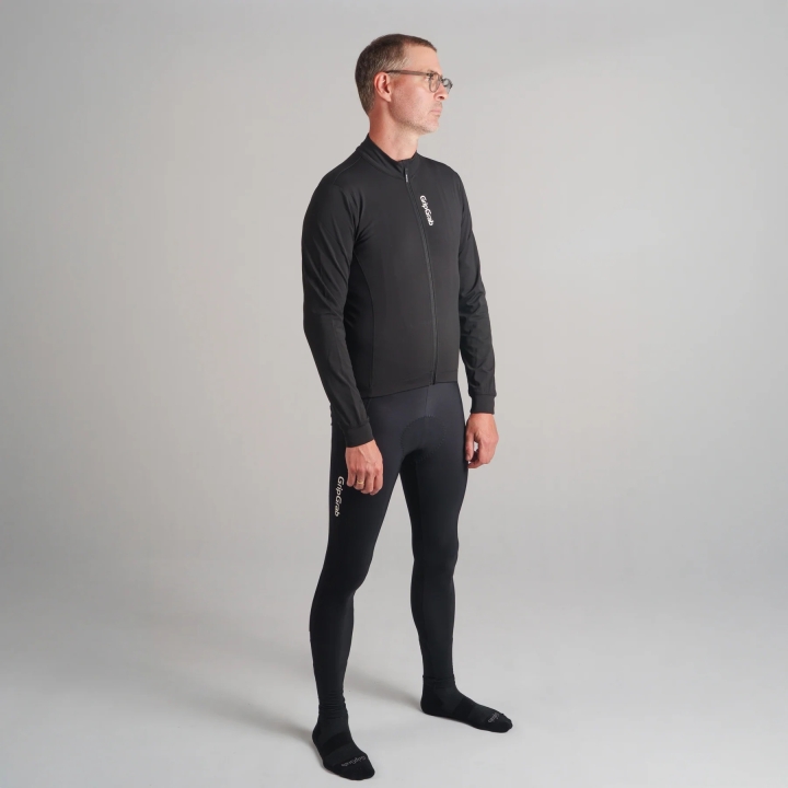 GripGrab RIDE Thermal Long Sleeve Jersey black