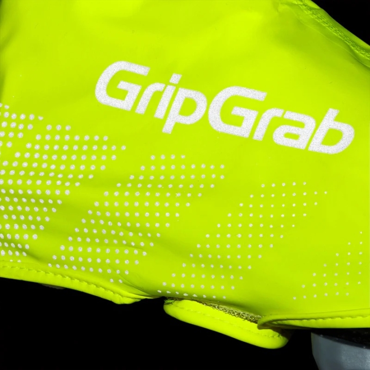 GripGrab Ride Waterproof Road Shoe Covers yellow hi-vis