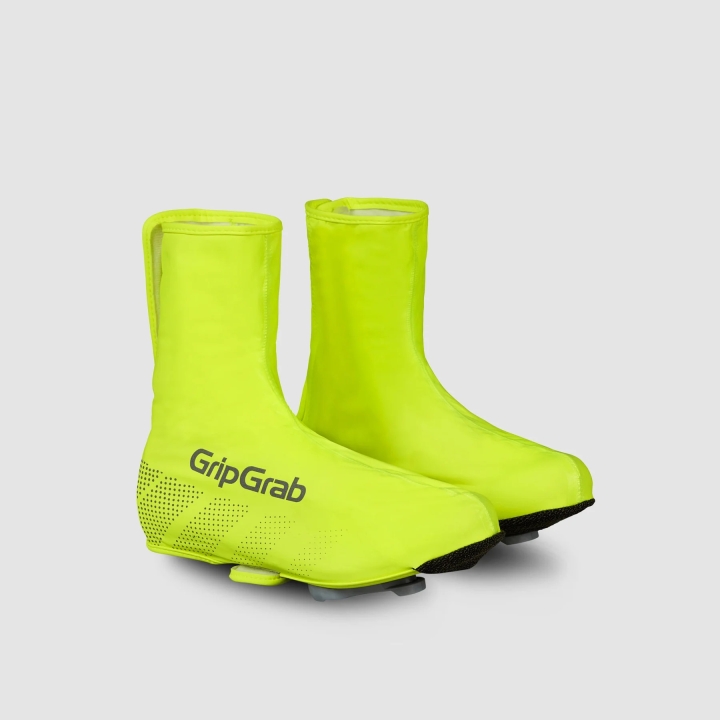 GripGrab Ride Waterproof Road Shoe Covers yellow hi-vis