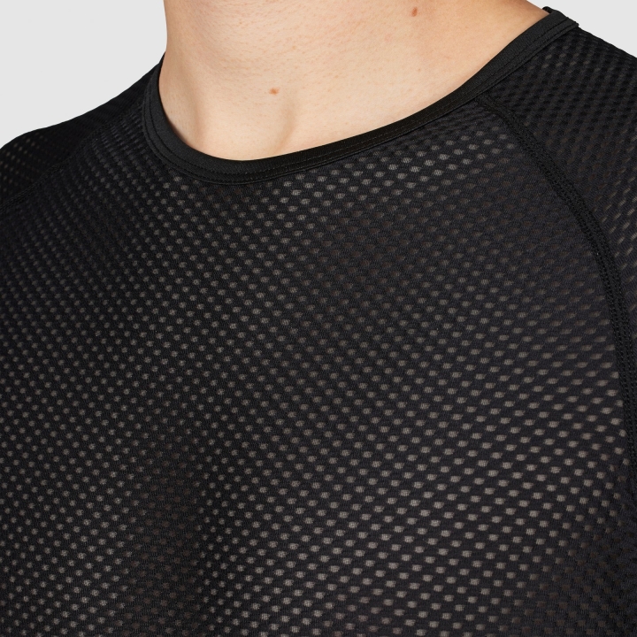 GripGrab Ultralight Mesh Short Sleeve Base Layer black