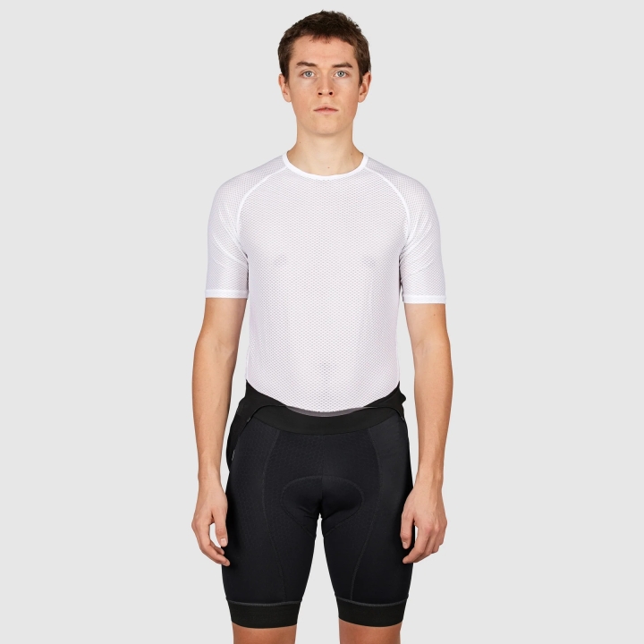 GripGrab Ultralight Mesh Short Sleeve Base Layer white