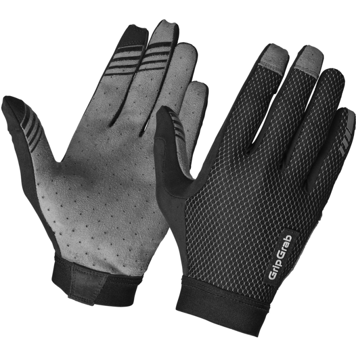 GripGrab Vertical 2 Full Finger Summer Handschuhe black