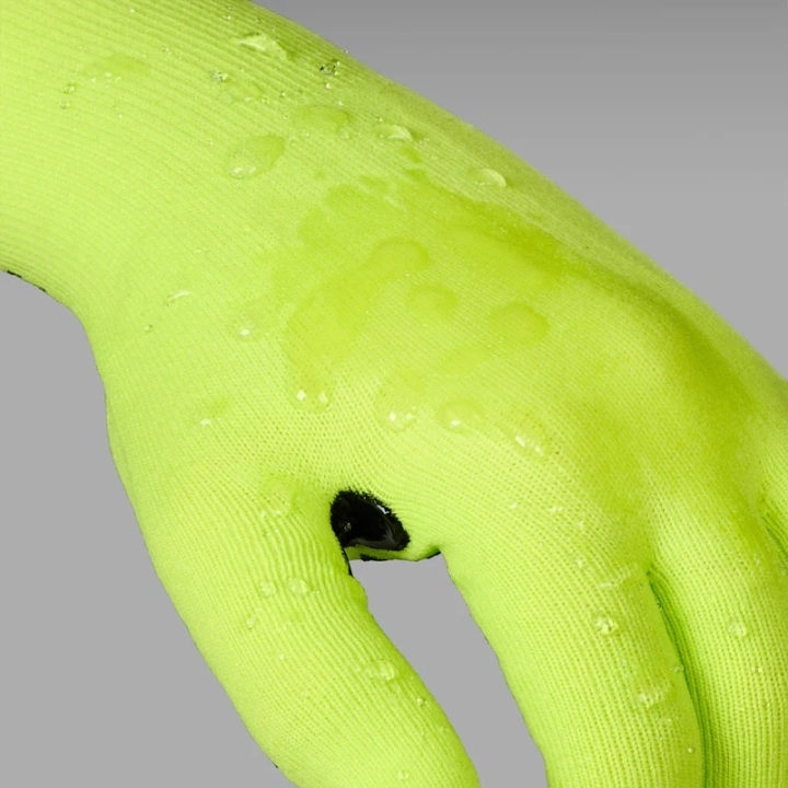 GripGrab Waterproof Knitted Winter Handschuhe yellow hi-vis