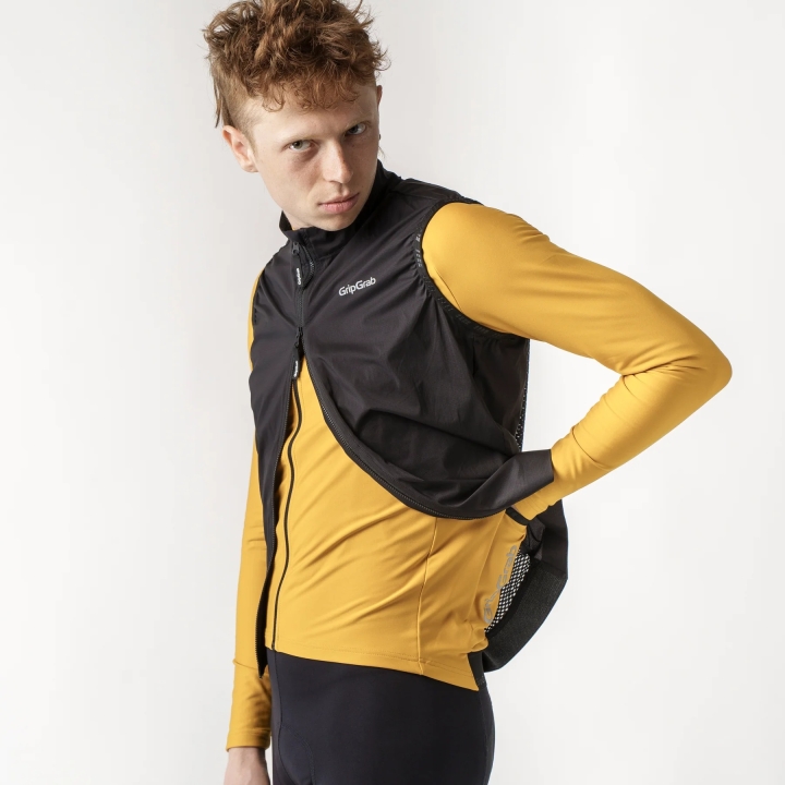 GripGrab PACR Windproof Lightweight Vest black