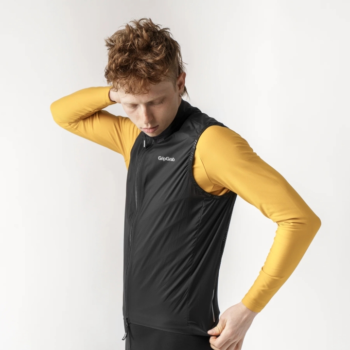 GripGrab PACR Windproof Lightweight Vest black